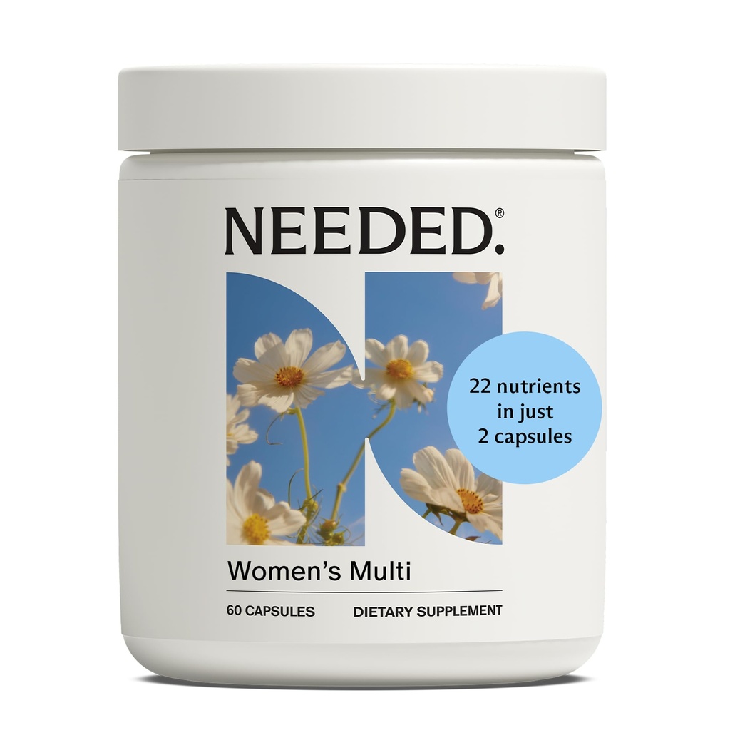 J'avais besoin. Multivitamine pour les femmes avec 23 vitamines, minéraux et antioxydants - Multivitamine quotidienne pour les femmes - Vitamine B12, B6, D3, Choline, Calcium, Biotine, Magnésium, Folate et plus (90 comte)