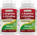 Best Naturals L-Arginin L-Citrulline Complex 1000 mg 250 Tabletten (250 Zähler (Pack von 2))