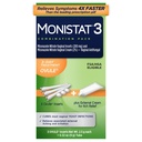 Monistat 3 Day Yeast Infection Treatment for Women, 3 Miconazole Ovule Inserts and External Monistat Anti-Itch Cream Bundle