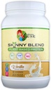 Skinny Jane Skinny Blend | Best Tasting Plant Based Protein Shake | Vegan Powder | Low Carbs Keto Friendly | Non GMO | No Soy, Gluten, Dairy und Egg Free | BCAAs (2 Pfund, Vanille)