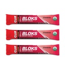 CLIF BLOKS - Cuciture per l'energia - Strawberry- Non-GMO - Alimenti basati sulle piante - Carburante veloce per il ciclismo e la corsa-allenamento Snack (2.1 Ounce Packet, 3 Count)