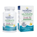 Nordic Naturals Ultimate Omega Plant Vitamin mit Vitamin D3 + K2-60 Vegetarische Soft Gele - 1210 mg Omega-3s Plus 2000 IU D3 und 90 mcg K2 - fördert die Gesundheit des Gehirns - Nicht-GVO - 30 Portionen