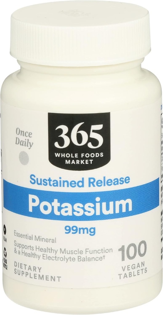 365 Valore giornaliero, Potassio 99mg, 100 ct