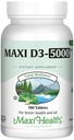 Vitamina D3 5000 IU (125 mcg) - Alta vitamina D 5000 IU per le ossa sane, denti, supporto immunitario - Kosher Non OGM - Alta potenza Vit D3 - Pure Vitamina D Integratori per le donne e gli uomini - 180 compresse
