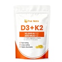 D3 K2,Vitamina D3 K2 10.000 IU Magnesio Supplemento, Non OGM, Senza glutine, Supporti Immune & Energy, 300 Coconut Oil Softgels