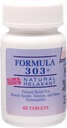 Dee CEE Labs Formula 303 Tabelle di massima resistenza, 45 compresse; All-Natural contenente Magnesio per muscoli dorati, Fiore della Passione e Radice Valeriana