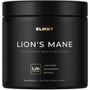 16x Stärke Lions Mane Supplement Kapseln Super Nootropic w. Ashwagandha & Rhodiola - Höchste Potenz 16:1 Lion's Mane Pilz Extrakt 50% Polysaccharide Gehirnergänzungen für Gedächtnis und Fokus