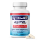 Symbiotiques Colostrum Capsules végétales, 120 Compte - Immune & Gut Support avec Lactoferrine et IgG naturel - Sans gluten, sans rBST - 120
