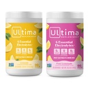 Ultima Replenisher Electrolyte Powder Drink Mix Bundle – Sugar Free – Lemonade and Pink Lemonade, 90 Servings– Hydration Powder - 6 Key Electrolytes and Trace Minerals – Keto Friendly, Non-GMO
