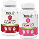 Probulin Women’s Probiotic + Colon Support Bundle – Daily Vaginal, Digestive & Immune Health – 2-Pack, 20 Billion CFU, Vegan, 60 Count Each