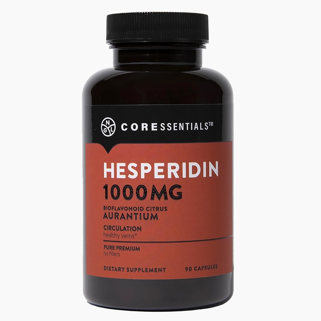 Hesperidin 1.000mg - 100% Pure Ingredient no Mixes or Additives for Blood Circulation, Leg Veins Health, Purity Guarantee 90 Capsule