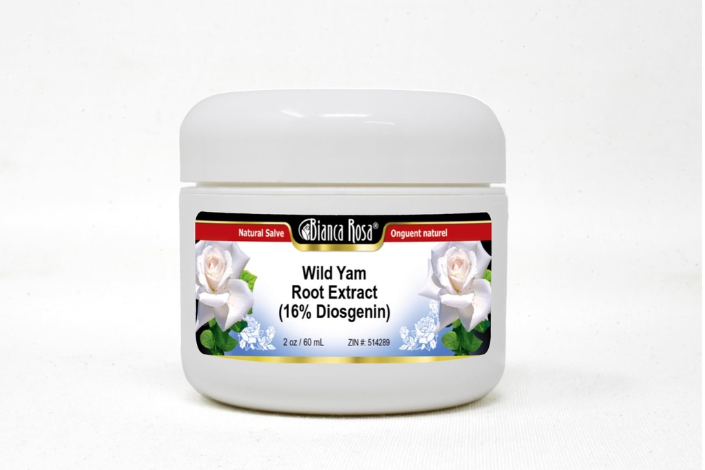 Bianca Rosa Wild Yam Root Extract (16% Diosgenin) - Salve Ointment (2 oz, ZIN: 514289) - 3 Pack