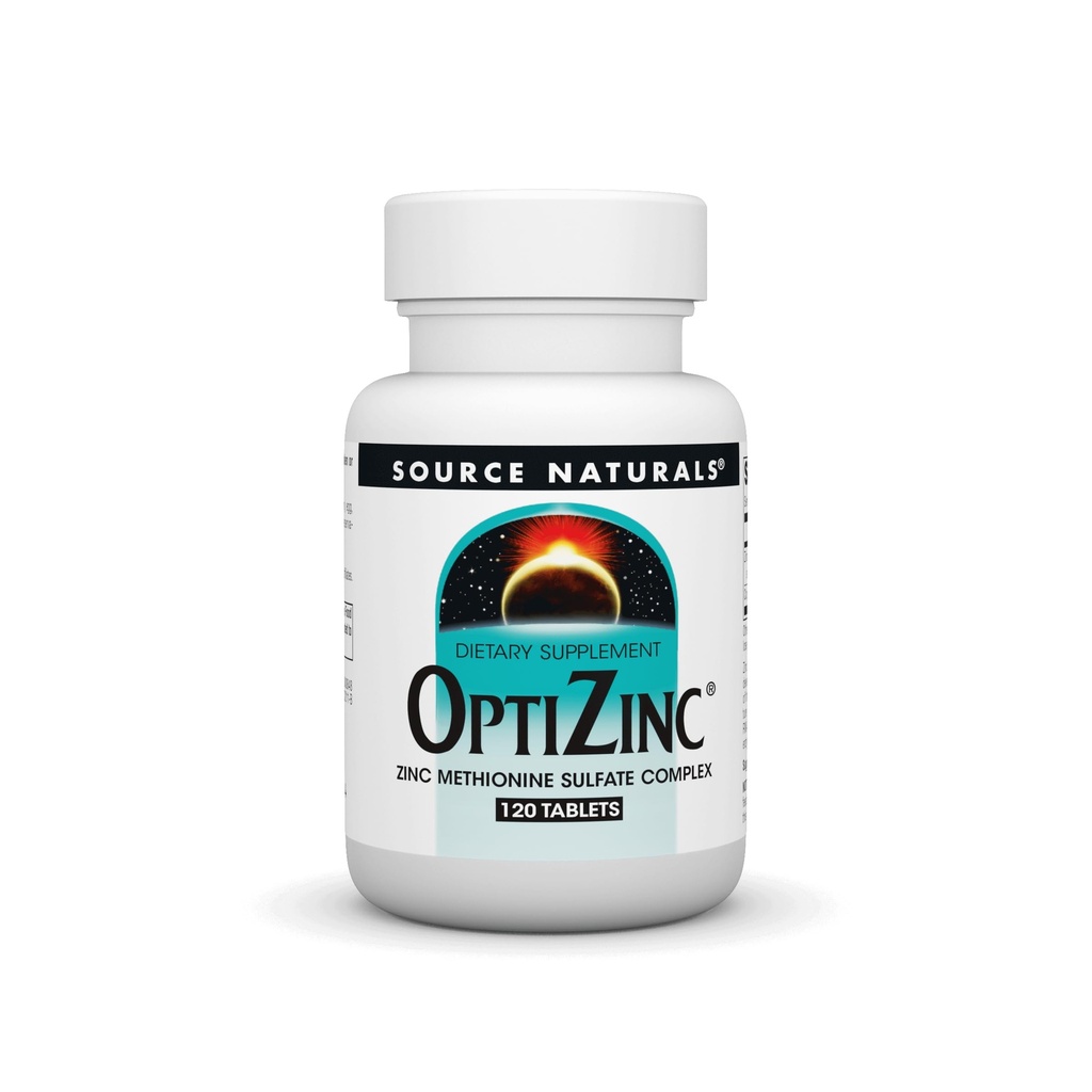 Quelle Naturals OptiZinc Zink Methionin Sulfat Komplex & Nahrungsergänzung * - 120 Tabletten