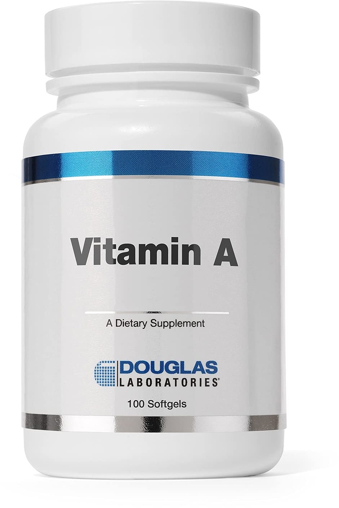 Douglas Laboratories Vitamin A | 10,000 I.U. Vitamin A Derived from Fish Liver Oil | 100 Softgels