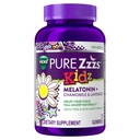 PURE Zzzs Kidz, Kids Melatonin Gummy, Sleep Aid, Bassa quantità di melatonina per bambini, con camomilla e lavanda, Melatonina 1 mg, Melatonin Gummies Kids, Berry Flavored, 72 Sleep Gummies