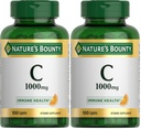 Vitamina C 1000mg, Integratore di Supporto Immune, Antiossidante Potente, 100 Caplets (Pacchetto di 2)