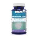 520mg Magnésium élémentaire à haute absorption breveté de l'oxyde, complexe minéral de la mer Morte (1 bouteille, 2 mois d'approvisionnement (60 capsules))