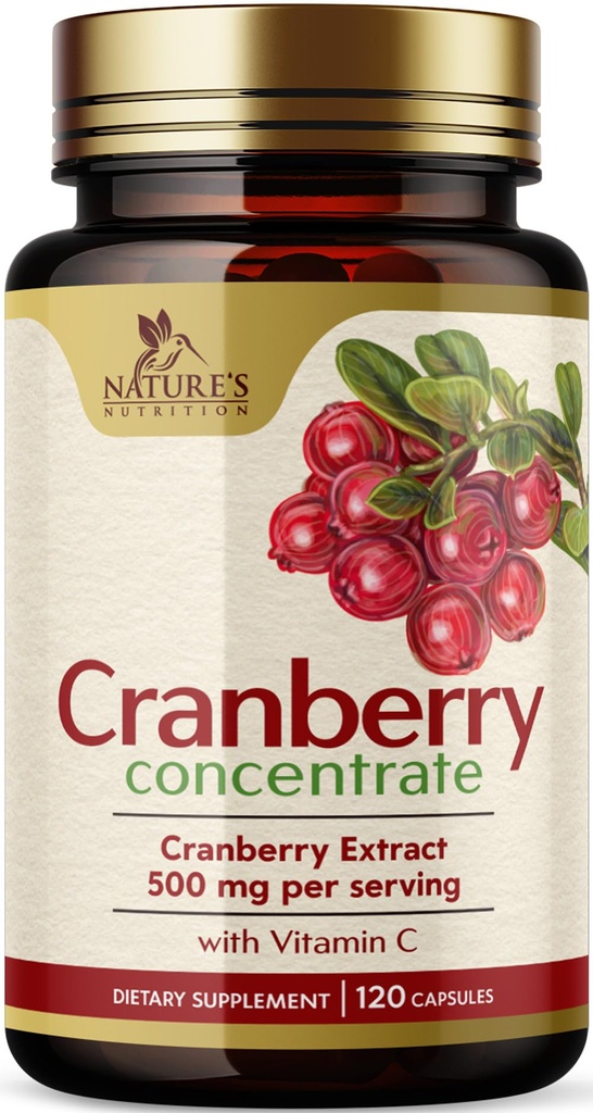 Pillole di mirtillo Supplemento 25.000 mg - Mirtillo fresco Equivalente con vitamina C & E - Supporto per la salute del tratto urinario, Formula senza zucchero, Estratto di polvere di frutta - Non OGM, Bottigliato negli Stati Uniti - 120 capsule
