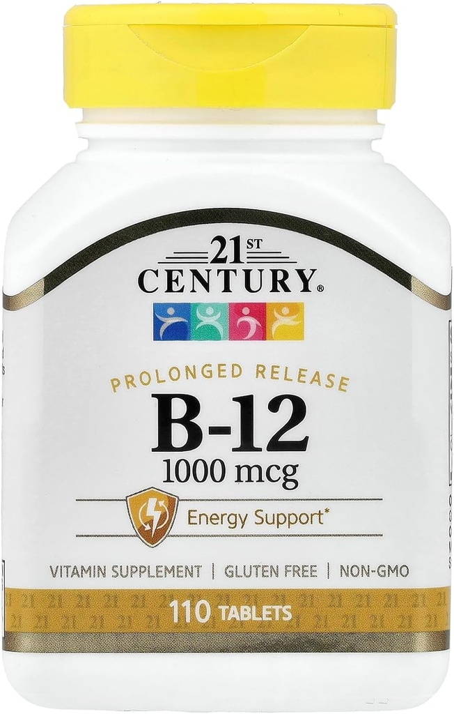 21st Century B 12 1000 mcg Verlängerte Release Tablets, 110 Count