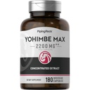 Piping Rock Yohimbe Supplements für Männer | 180 Kapseln | Max Concentrated Extract | mit Pausinystalia Yohimbe | Non-GMO, Gluten Free Supplement