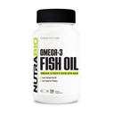 NutraBio Omega 3 Fish Oil Supplements, 2,000mg, 150 Softgels - EPA DHA Omega 3 Fatty Acid Supplement to Help Support a Healthy Heart