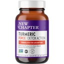Neues Kapitel Turmeric Supplement + Daily Detox Turmeric Force Detox Action mit grünem Tee + Ginger + NO Black Pepper benötigt + NonGMO Zutaten Vegetarische Kapsel, 60 Zähler