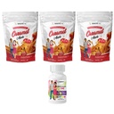 BariatricPal 90-Day Bariatric Vitamin Bundle (Multivitamin ONE 1 al giorno! Capsule con 45 mg Ferro e Calcio Citrato Cuciture Morbide 500mg con Probiotici - Mela Caramel)