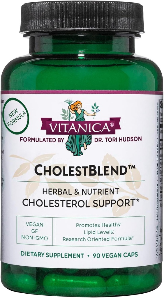 Vitanica Cholestblend, Cholesterol Support, Vegan, 90 Kapseln