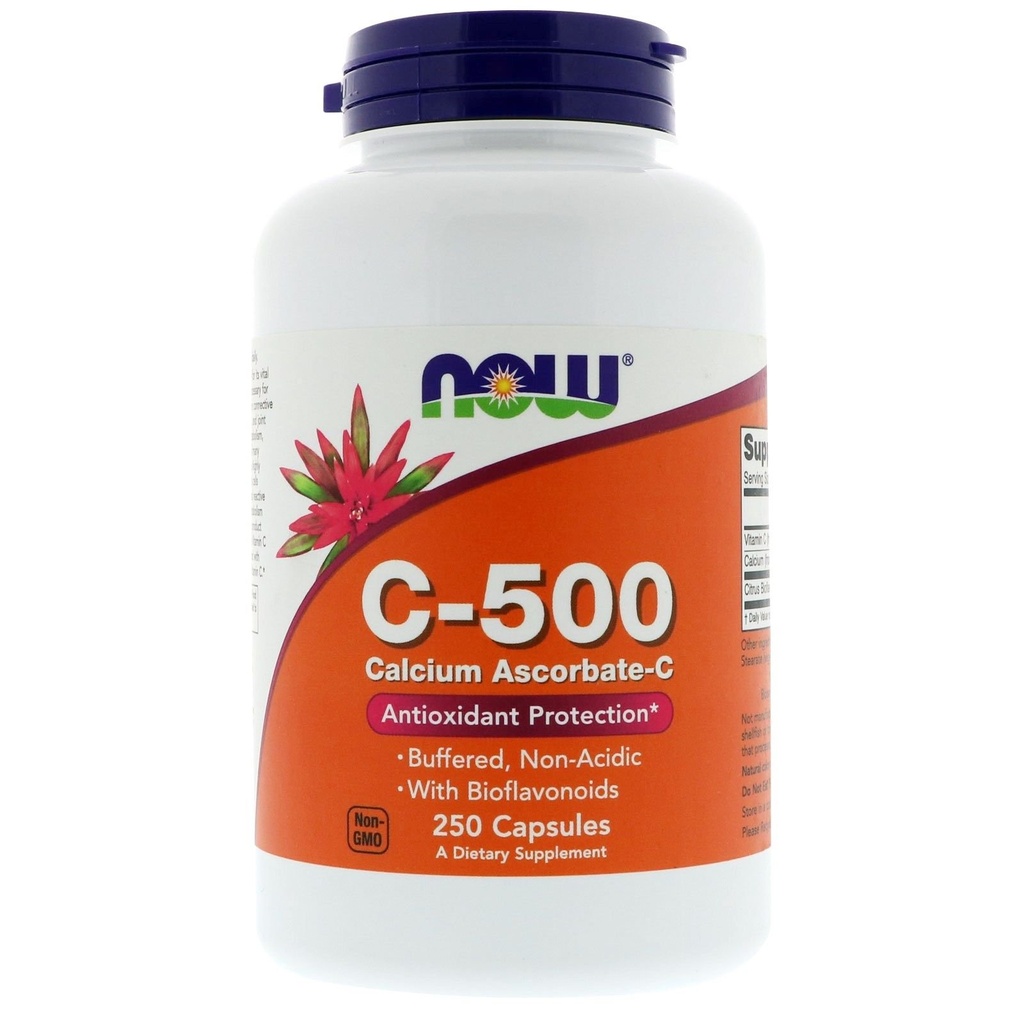 Now Foods C-500 Calcium Ascorbate-C 250 Capsules