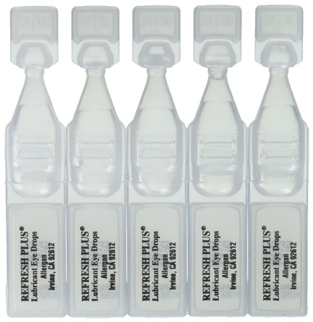 Allergan Refresh Plus Schmiermittel Augentropfen, Wertgröße, 70 ct.