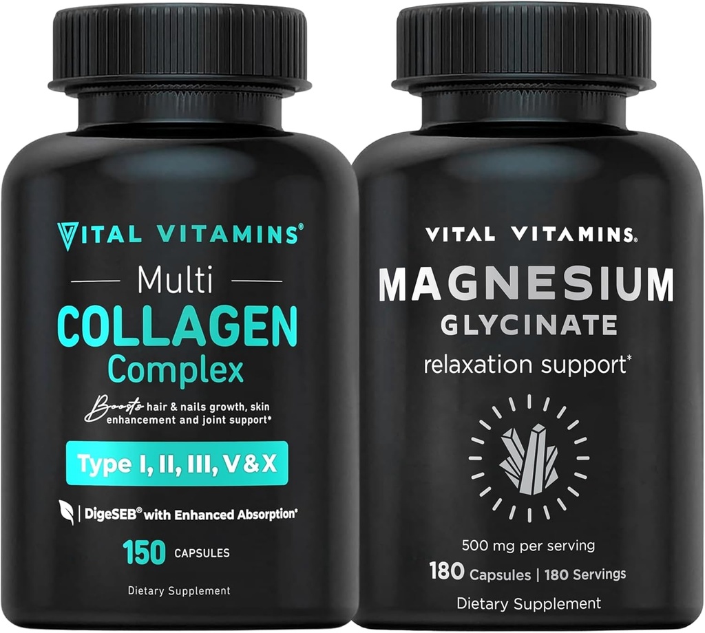 Vitamine vitali Multi Collagen Capsule + Magnesio Glycinate Capsule