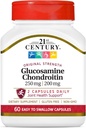 21st Century Glucosamine e Chondroitin, Capsule Originali, 60-Count (21472)