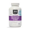 365 par le marché des aliments entiers, la glucosamine chondroïtine extra-résistante et le MSM, soutient des articulations saines, 120 comprimés