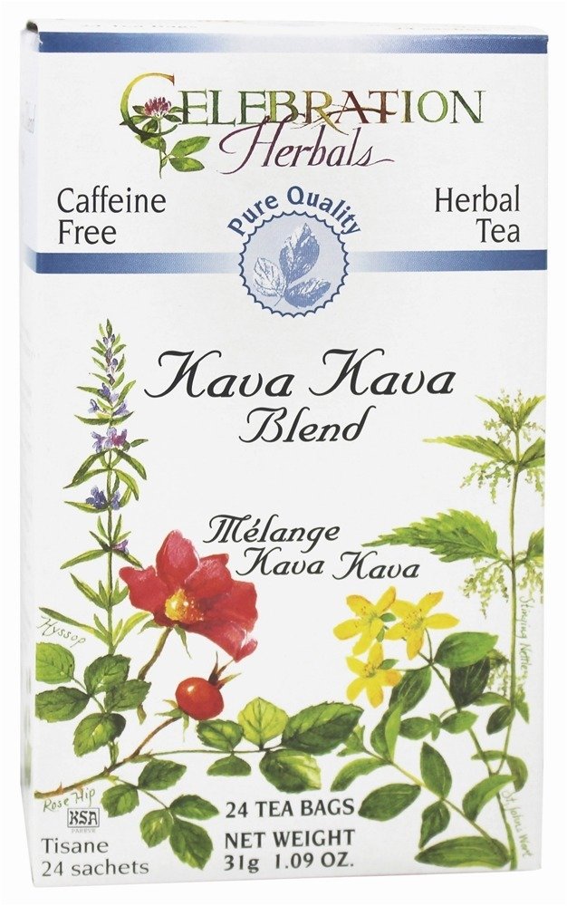 CELEBRATION HERBALS Bio Kava Kava Tee, 24 CT