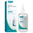 Dimora Skin and Wound Cleanser, OTC First Aid Antiseptic Cleanser,Moistening Absorbent Antibacterial Wound Dressings for Cuts, Abrasions, Lacerations, Burns, Skin Cleansing and Rinsing -8oz / 237mL