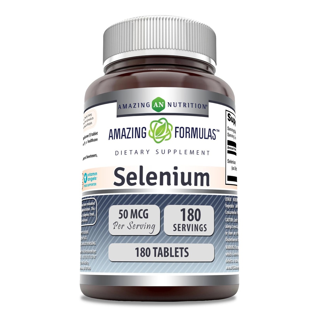 Formules étonnantes Sélénium 50 Mg par Serving.