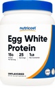 Poudre de protéines blanches d'oeuf Nutricost 1 lb (non aromatisée) - Non-OGM, sans gluten