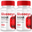 (2 Pack) Glucocyn Capsules, Official Glucocyn Glycogen Supplement Pills with All Natural Ingredients, Advanced Formula Support Pills with Max Strength Premium Vitamins for Women and Men (120 Capsules)