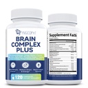 Integratori cerebrali per memoria e messa a fuoco | Nootropic con Bacopa Monnieri, Lion's Mane, Alpha GPC, Ginkgo Biloba | Clarity mentale e supporto cognitivo | Vitamina B6 & B12 Neuro Health - Non-GMO, 120 Caps