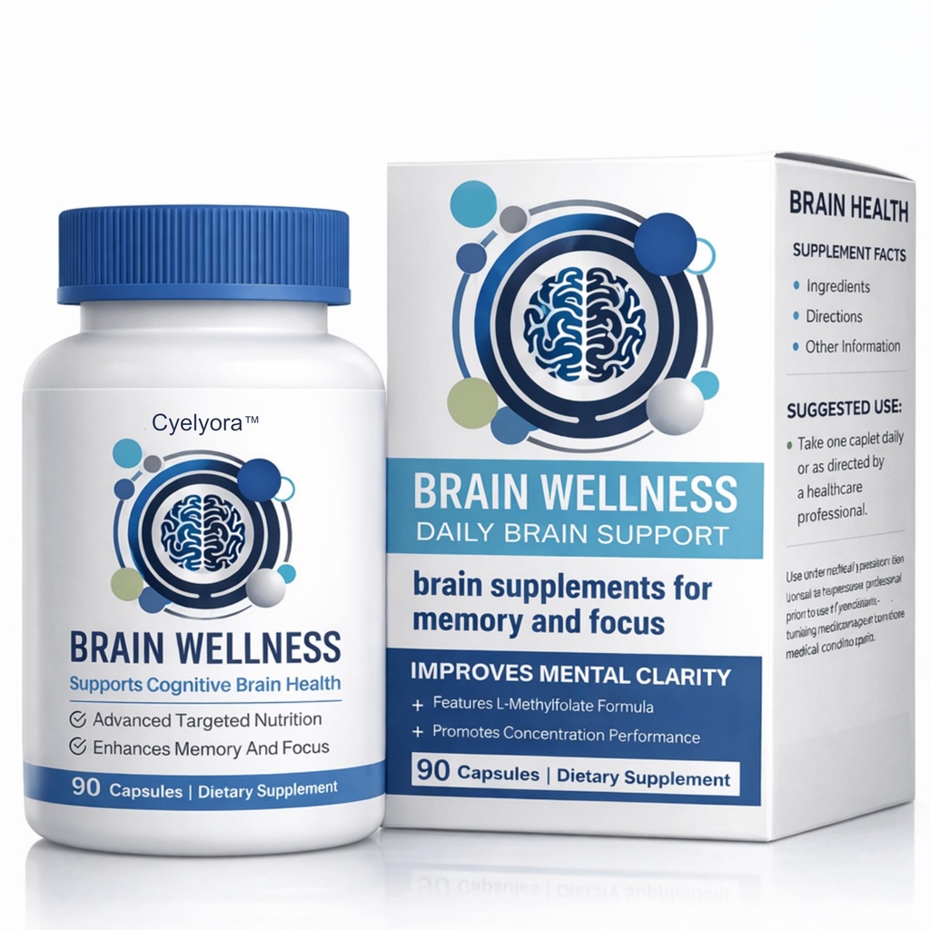 Integratori del cervello per la memoria e messa a fuoco | Formula naturale di erbe, Clarity & miglioramento cognitivo per uomini e donne | 90 capsule