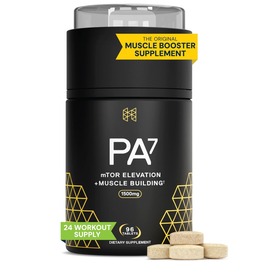 HPN PA(7) Phosphatidic Acid Muscle Builder Top Natural Muscle Builder - Boost mTOR | Masse und Stärke aus Ihrem Workout | 30 Tage Versorgung