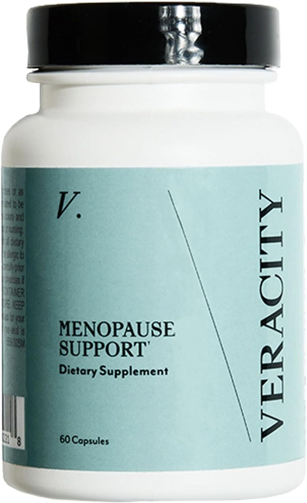 Veracity Menopause & Perimenopause Support Supplement für Damen - Natürliches Relief für Hot Flashes, Nachtschwärmer, Mood Swings & Low Estrogen - Estrogen Supplement für Damen