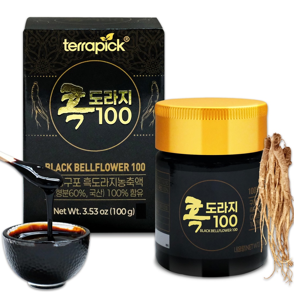 Korean Black Bellflower Root Extract 100g (3.53oz), Premium Doraji Concentrate, Herbal Syrup & Tea for Daily Wellness
