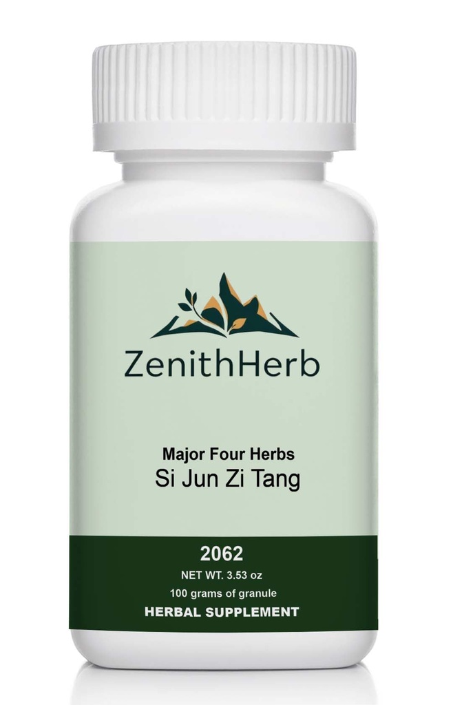 ZenithHerb-Major Four Herbs/Si Jun Zi Tang, Traditional Chinese Herbal Supplement, 100 Grams Granule/Bottle