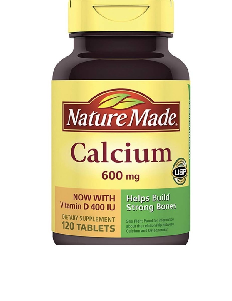 Natur Made Kalzium 600 mg mit Vitamin D - 120 Tabletten von Natur Made