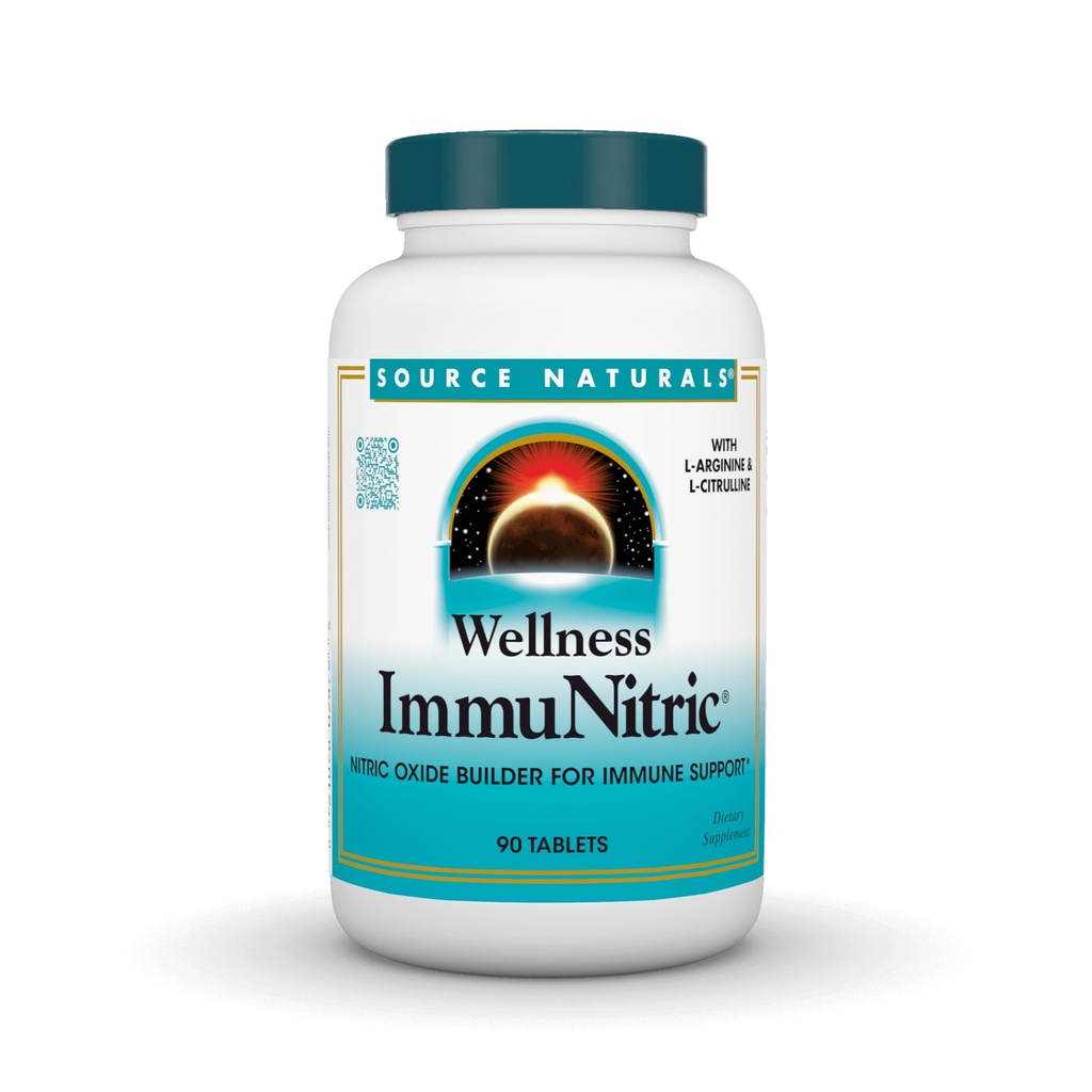 Quelle Naturals Wellness Immunitric, Nitric Oxid Builder für Immunsystemunterstützung* - 90 Tabletten