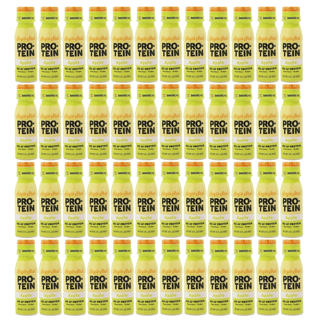 BariatricPal Apple Protein & Collagen Shots - 15g Complete Protein