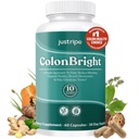 ColonBright Psyllium Husk Pulver Colon Reiniger - Colon Reinigen für Verstopfung Linderung, Blähungen Relief & Darm Gesundheit, Vegan, Glutenfreie Faser Ergänzung - Gesunde Verdauungsfunktion 30 Portionen (1)