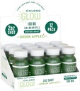 Chloroglow Chlorophyll Shots – Bio-Pflanzenbasiertes grünes Apfelgetränk für Immununterstützung und Körperreinigung – Natürliche Ergänzung (12 Pack)