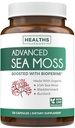 Organic Irish Sea Moss Capsule - Organic Sea Moss Capsule con Bladderwrack Burdock Root e Black Pepper Extract for Enhanced Absorption - Vegan Non-GMO & Made in the USA (2 mesi di fornitura)
